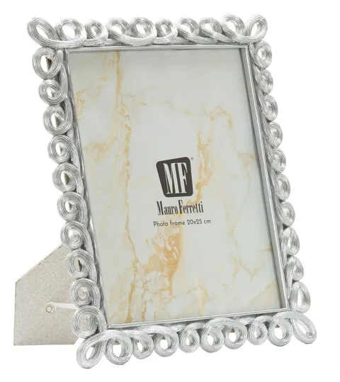 Rama foto Hollow, Mauro Ferretti, 20x25 cm, polirasina/sticla, argintiu