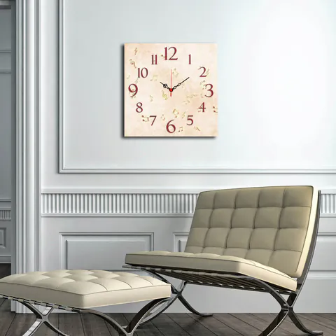 Ceas de perete, Msk-40, Dimensiune: 40 x 40 cm, Multicolor