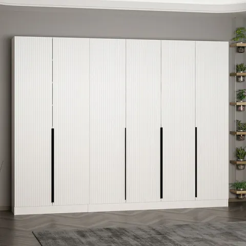 Cuier de perete, Hanah Home, Noah, 270x210x35 cm, Alb