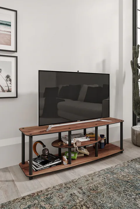 Comoda TV, Hanah Home, Mesivo, 120x35x38 cm, MDF , Maro