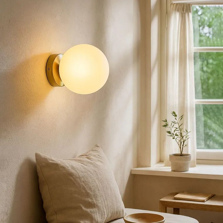 Aplica de perete, Opviq, 780SGN3562, Alb / Antiquat