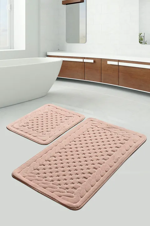 Set covorase de baie, L'essentiel Maison, Bambi, Roz pudra