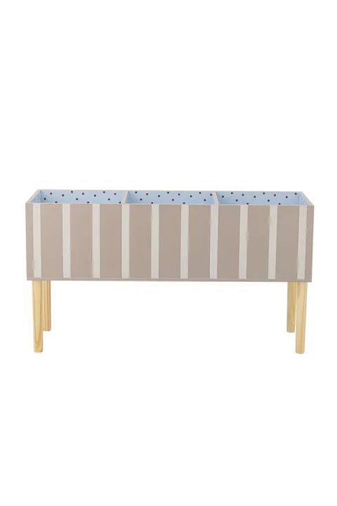 Biblioteca pentru copii, Bloomingville, Salam, 90x30x50 cm, FSC 100%, MDF/lemn de pin, maro/natural