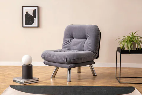 Fotoliu extensibil, Atelier del Sofa, 859FTN2321, Gri