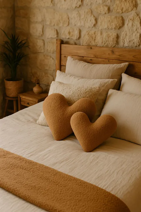 Perna, Teddy Kalp Big, 42x45x12 cm, Poliester, Maro