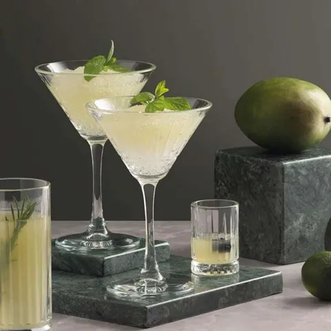 Set de pahare Martini, Hermia, 896PBH1421, Transparent