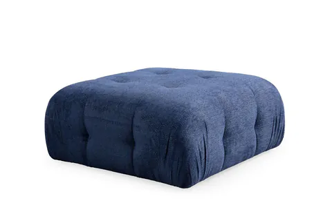 Taburet, Atelier del Sofa, 560ARE4151, Lemn de fag / PAL, Albastru navy