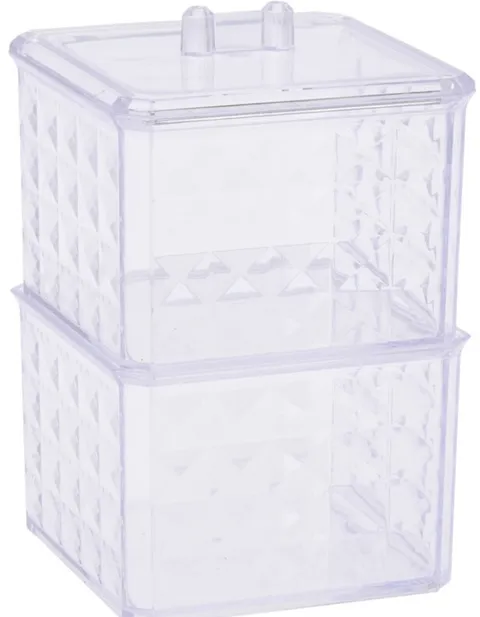 Organizator cosmetice Make-up, 9x9x13.5 cm, polistiren