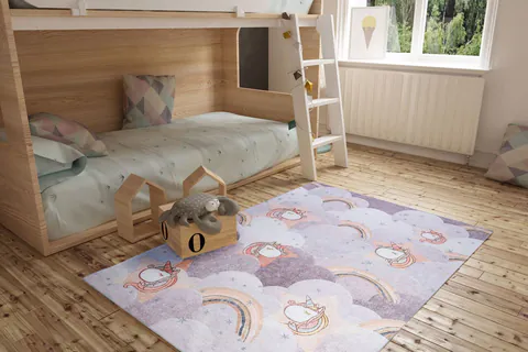 Covor pentru copii, minor Chenille, 150x230 cm, Multicolor