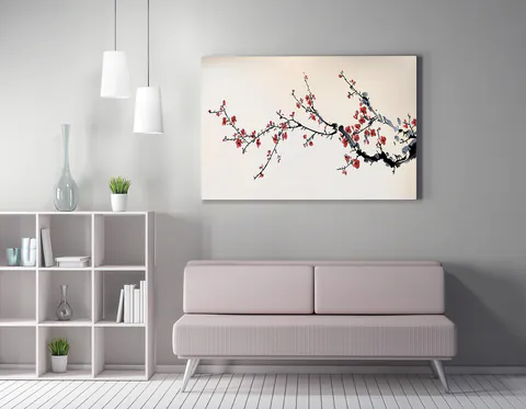 Tablou decorativ, WY108 (70 x 100), Lemn, Multicolor