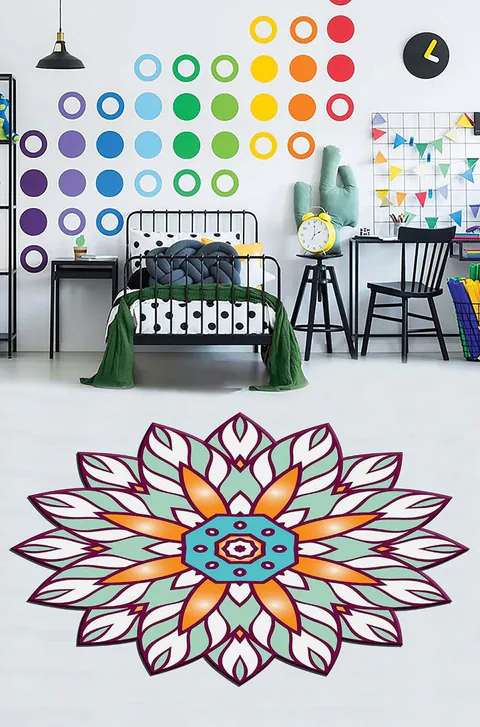 Covor pentru copii, HMNT945, 80x200 cm, Multicolor