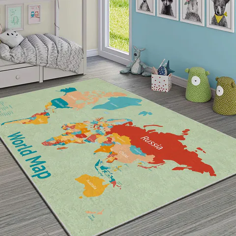 Covor pentru copii, Hmı Kdc-87, 180x280 cm, Multicolor