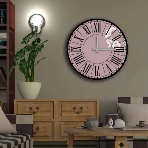 Ceas de perete, 5050MS-059, ø50 cm, Multicolor