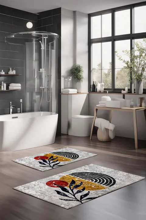 Set covorase de baie, L'essentiel Maison, CT-5406, Multicolor