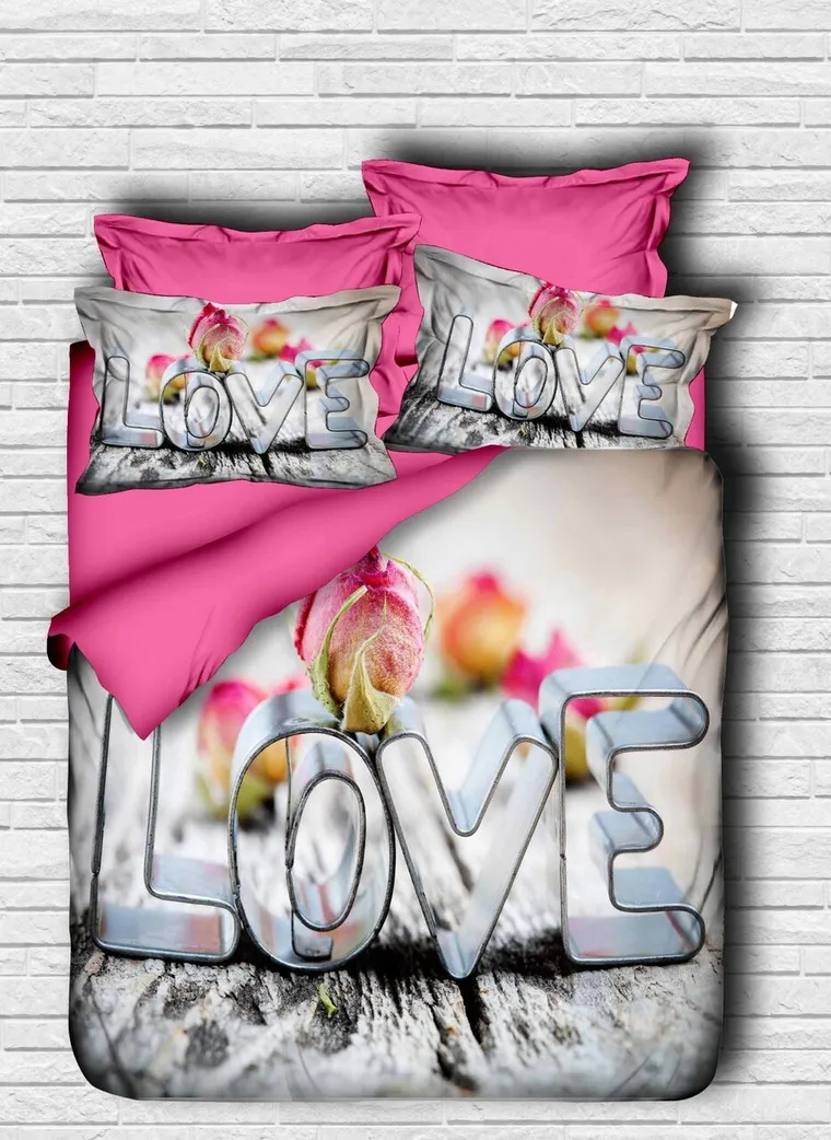 Lenjerie de pat dubla, L'essentiel Maison, 170, Multicolor