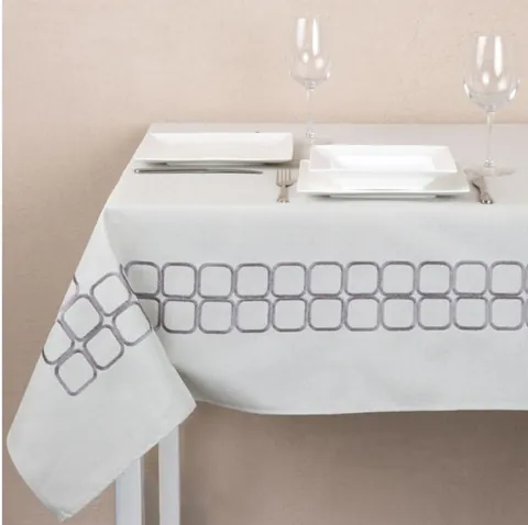 Fata de masa Greece, Ambition, 160x280 cm, poliester, gri