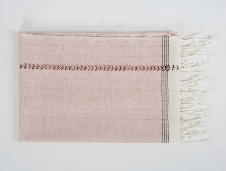 Prosop de plaja Carmen, Irya Home, 90x170 cm, roz