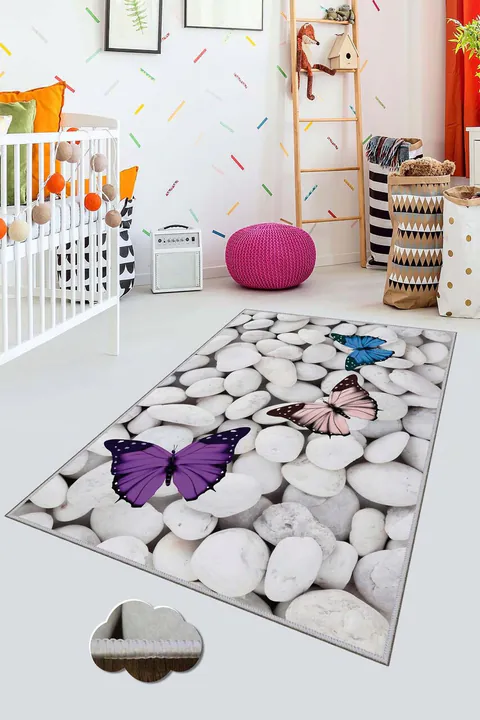 Covor pentru copii, HMNT530, 100x150 cm, Multicolor