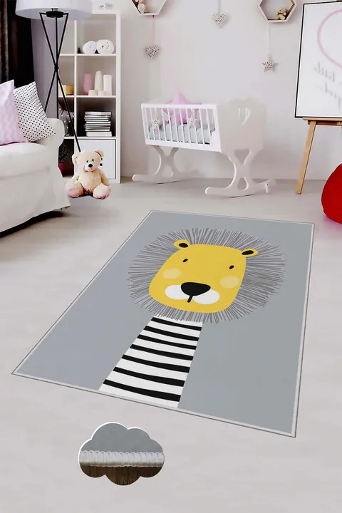 Covor pentru copii, HMNT493, 100x200 cm, Multicolor