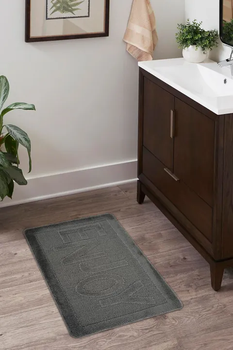 Covoras de baie, L'essentiel Maison, Enjoy, 60x100 cm, Antracit