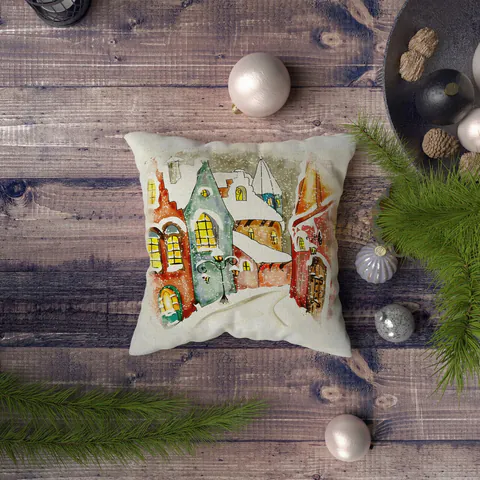 Husa de perna, NYXMAS069, 43x43 cm, Multicolor