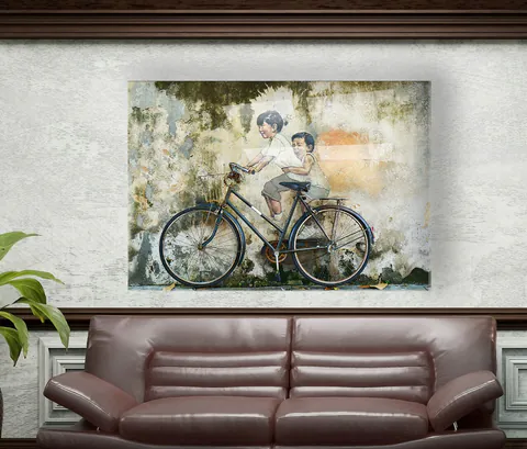 Tablou decorativ, 1913, 30 x 45 cm, Multicolor