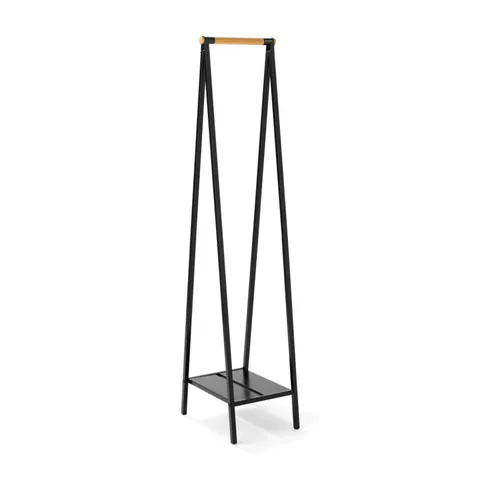 Suport pentru haine, Brabantia, Linn, 47.6x34x170 cm, otel, negru