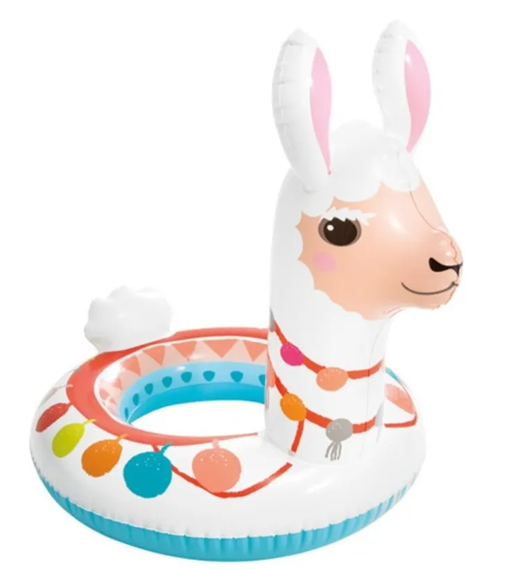 Colac de plaja Alpaca, 86x58 cm, polivinil, multicolor