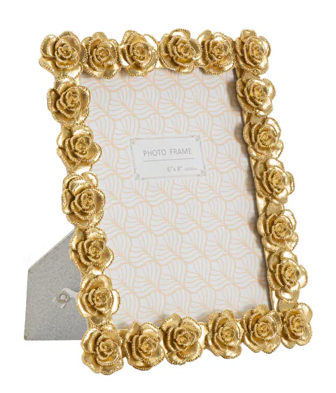 Rama foto Rossen, Mauro Ferretti, 15x20 cm, polirasina/sticla, auriu