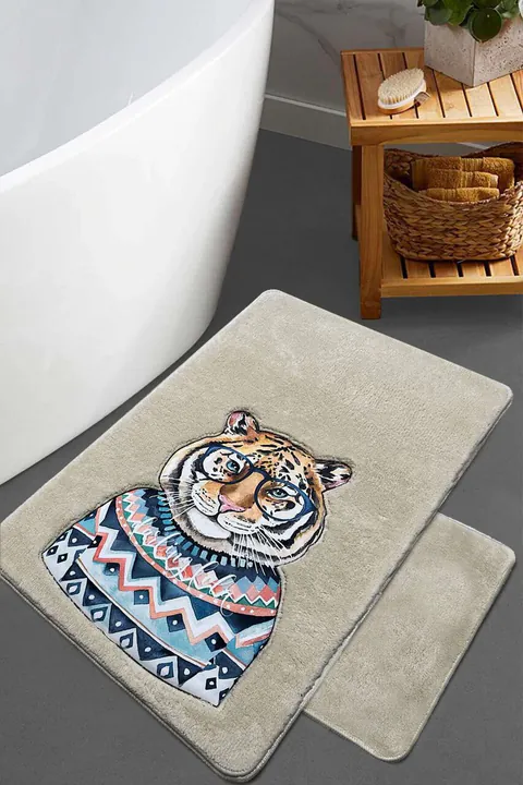 Set covorase de baie, L'essentiel Maison, Logwe, Piatra