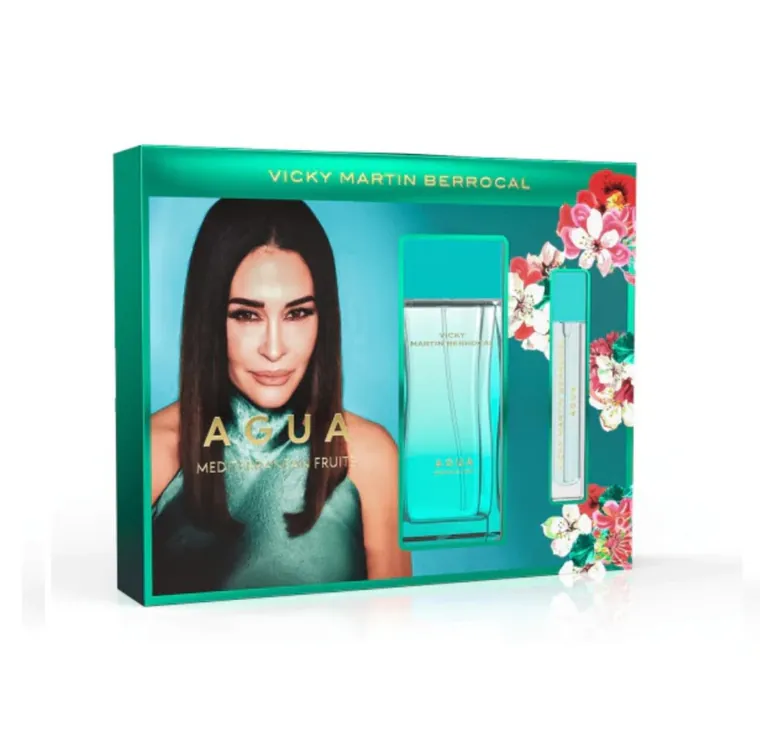 Set apa de toaleta dama Vicky Martin Berrocal Aqua 100ml + 10ml