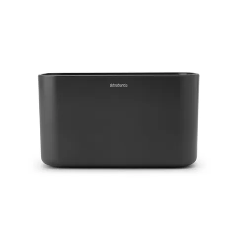 Organizator pentru accesorii baie, Brabantia, Caddy Dark Grey, 19.7x9.8x11 cm, polipropilena, gri inchis