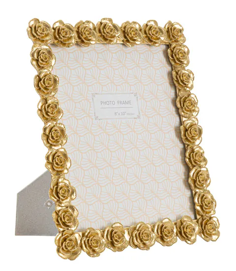 Rama foto Rossen, Mauro Ferretti, 20x25 cm, polirasina/sticla, auriu