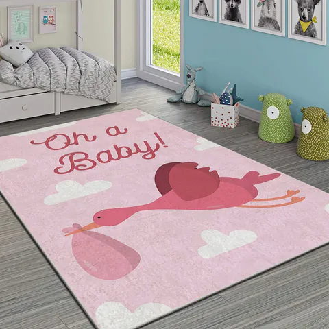 Covor pentru copii, Hmı Kdc-90, 140x220 cm, Multicolor