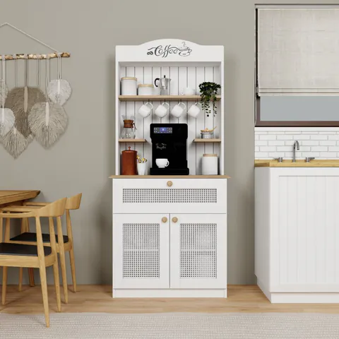 Dulap de bucatarie, Miwood, Lucas 1600-148, 80x42x180 cm, PAL melaminat, Alb