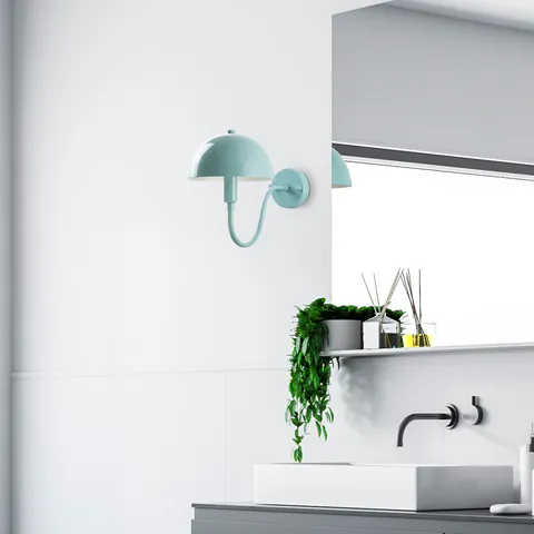 Aplica de perete, Opviq, 892OPV2519, Turcoaz