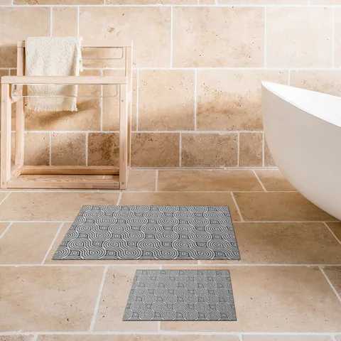 Set covorase de baie, L'essentiel Maison, 510605, Gri