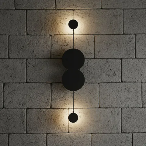 Aplica de perete, Opviq, 119FRS1179, Negru