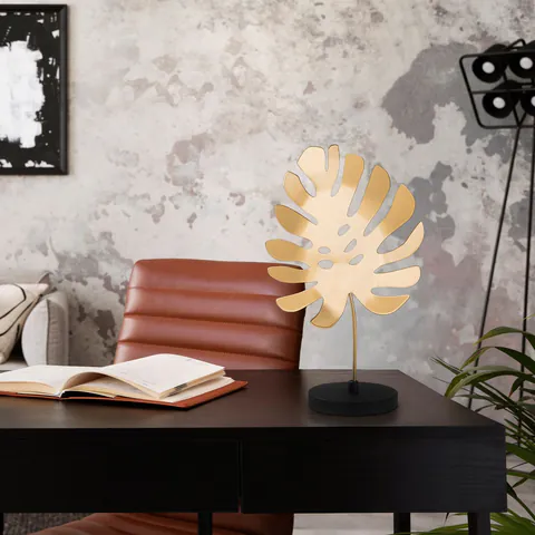 Decoratiune, Dm-006, 37x24x13 cm, Aur/Negru