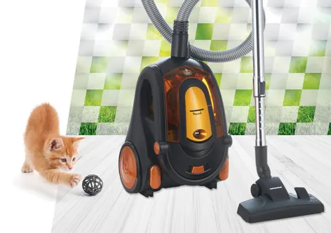 Aspirator ciclonic Hepa 11 Monarch, Heinner, 800W, 2.2L, negru/caramiziu