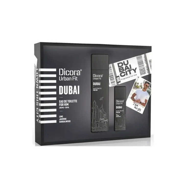 Set apa de toaleta barbati Dicora Urban Fit Dubai 100ml + 30ml