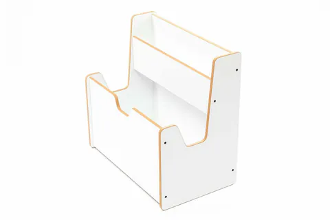 Corp biblioteca, Hanah Home, Crane, 57x55x34 cm, Alb