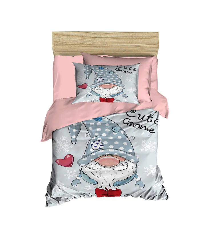 Lenjerie de pat pentru copii, L'essentiel Maison, PH143, Blue / White / Pink