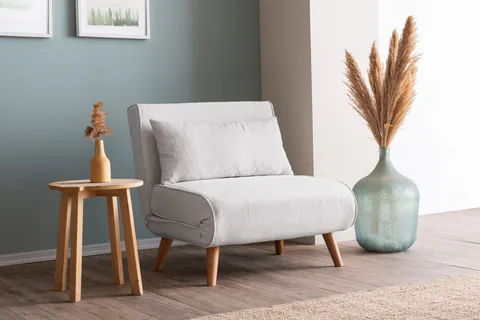 Fotoliu extensibil, Atelier del Sofa, 859FTN2832, Alb