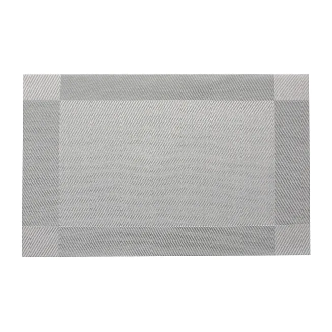 Servet tacamuri PLACEMAT,gri cu bordura,plastic