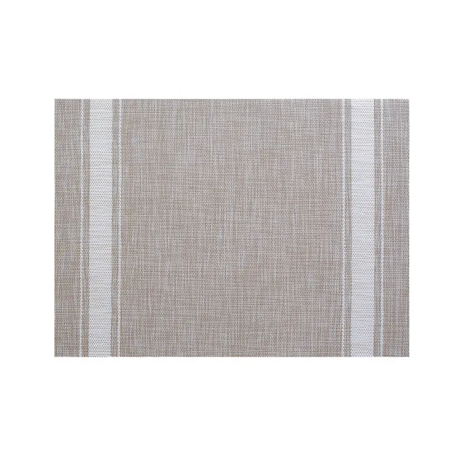 Servet tacamuri PLACEMAT, 45x30 cm, bej cu alb
