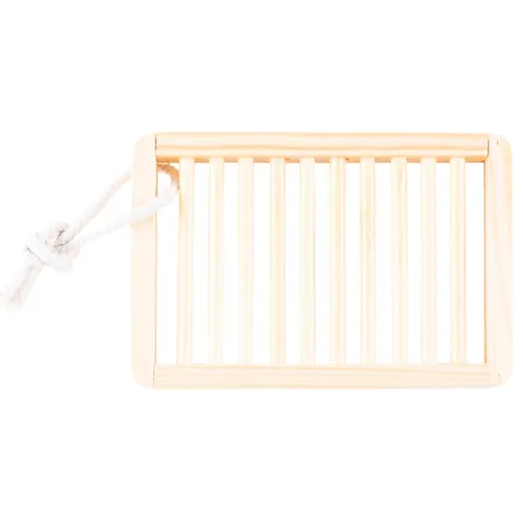 Suport sapun BATHLUX, 12,5x8,5x1,5 cm, lemn