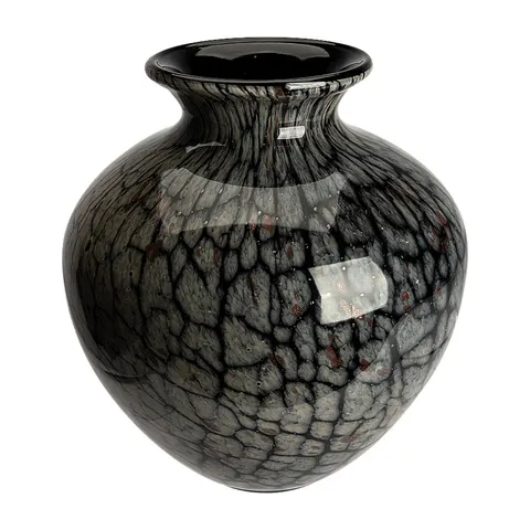 Vaza TAVIO albastru, 22x24 cm, sticla