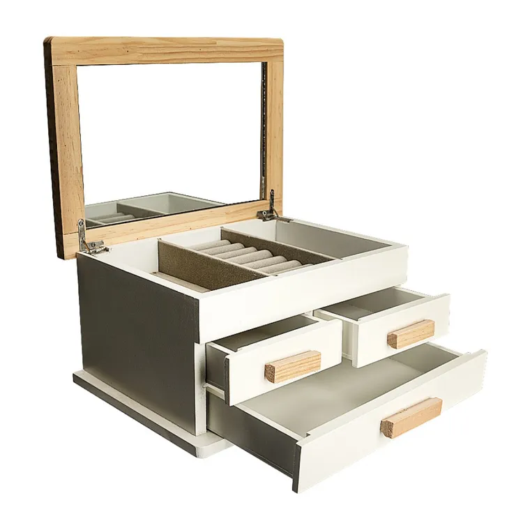 Cutie bijuterii M WOODY, 17x24x13 cm