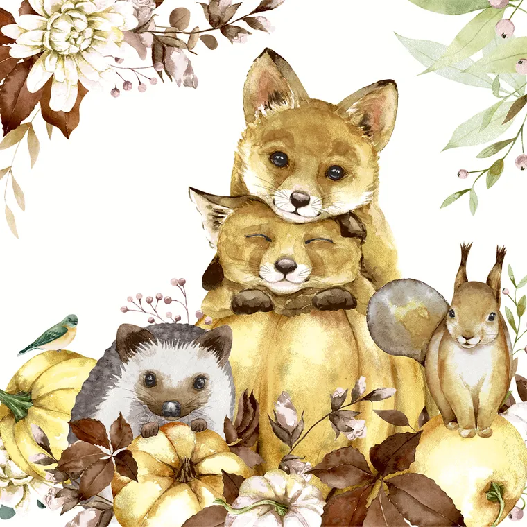 Servetele NATURE CUTENESS, 33x33 cm